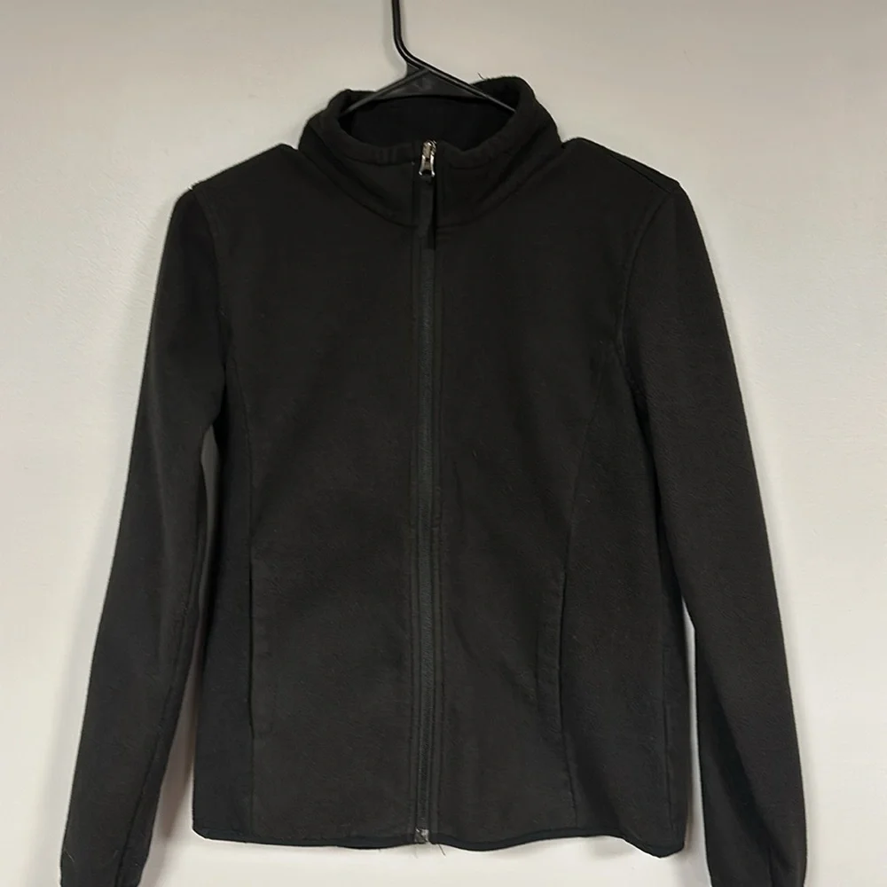 Amazon Essentials Kid’s Black Fleece Jacket - Boy / Girl, XXL (14-16)